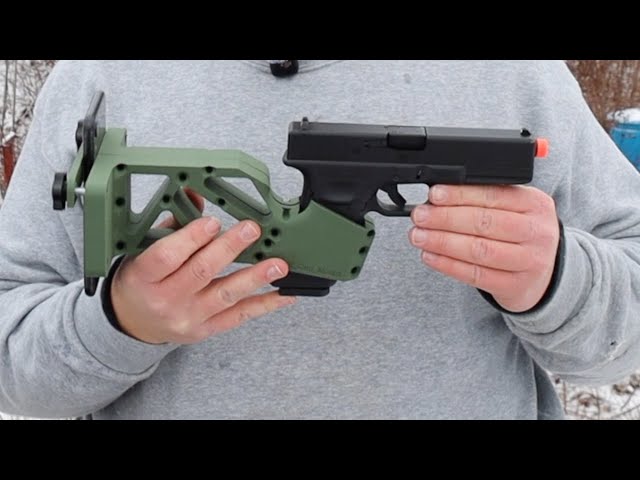 Making a custom camera mount for a Glock 19