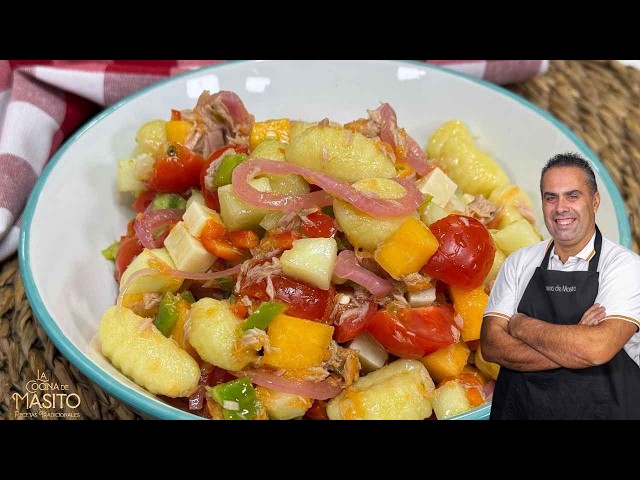 Ensalada campera de ñoquis