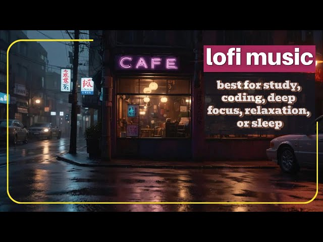 ☔ The Softest Rain You’ve Ever Heard ☕ Midnight Cafe Jazz Session