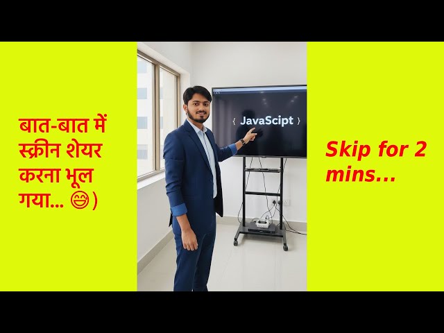 JavaScript LIVE Class🔥| true & false Explained Boolean | Comparison Operators-Hindi 2026 #javascript