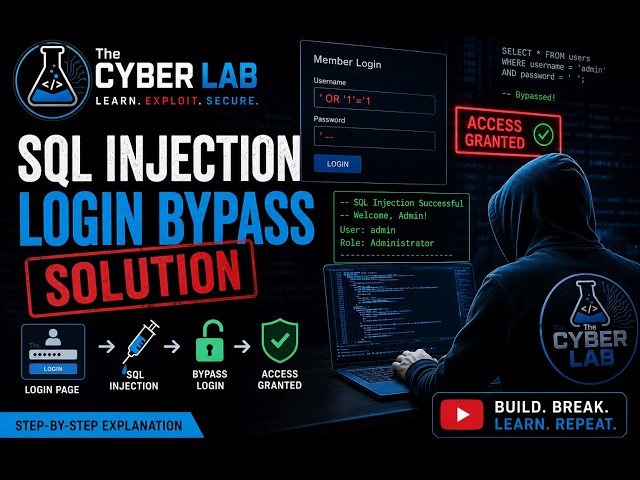SQL Injection Login Bypass (Authentication Bypass) - Complete Solution