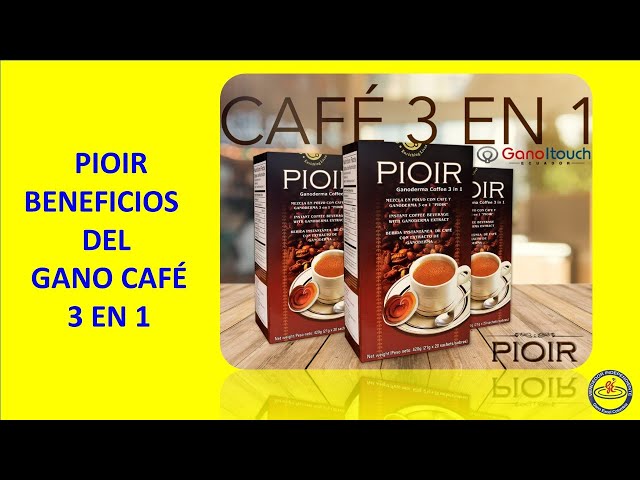 PIOIR 3 EN 1 GANO CAFE