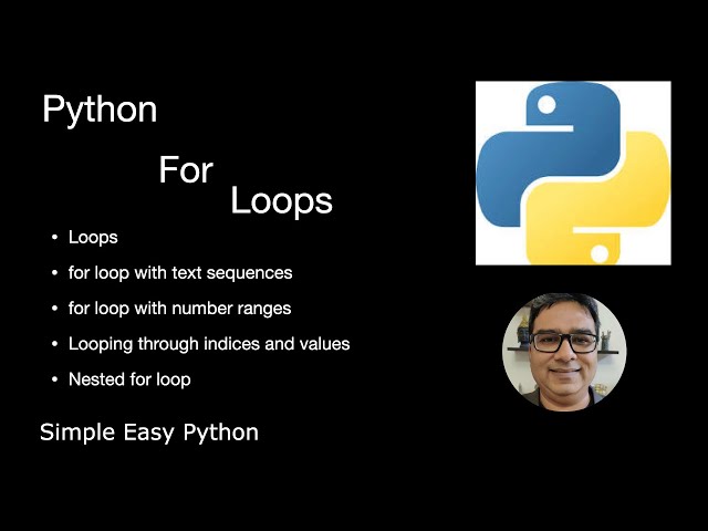 Python for loops