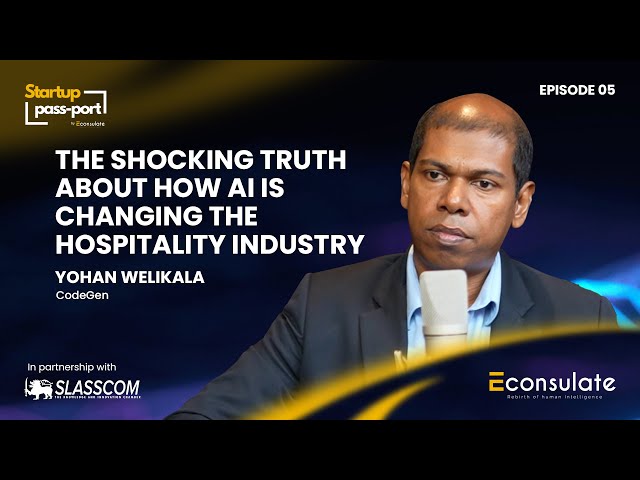 SLASSCOM:Yohan Welikala:CodeGen:The Shocking Truth about How AI is Changing the Hospitality Industry