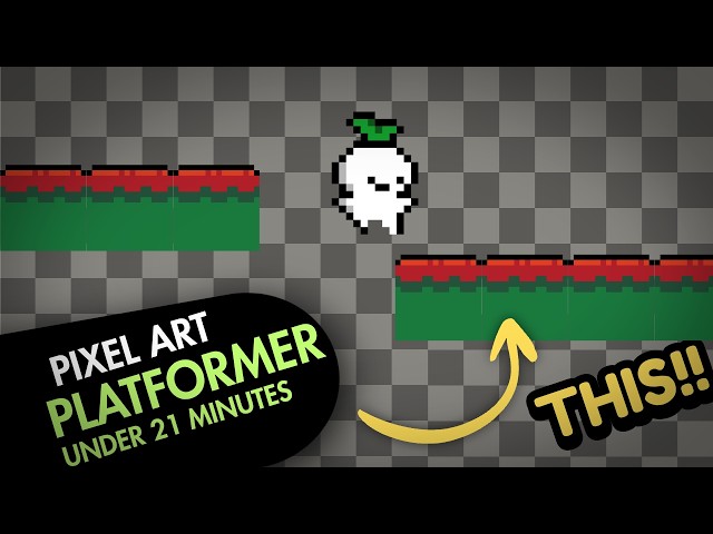 How to make a platformer game under 21 minutes!!! in Godot | Godot speedrun game tutorial