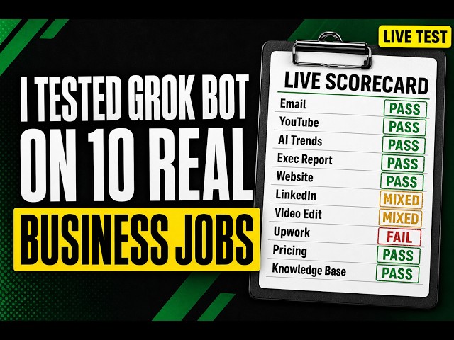 Grok Bot Use Cases: I Tested 10 Real Business Jobs (Honest Scorecard)