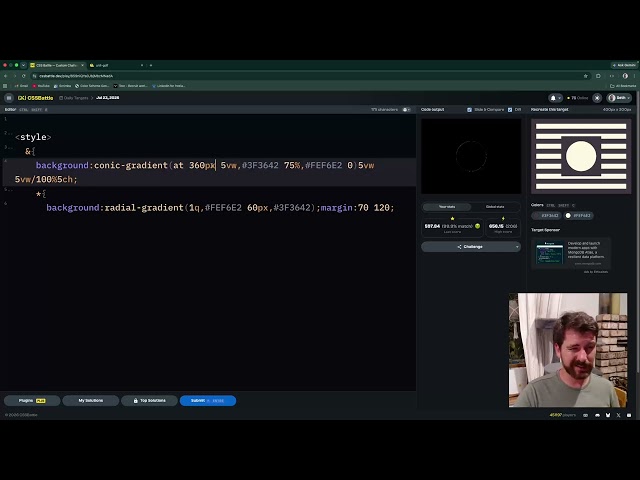 CSS Battle Daily Target - One Circle