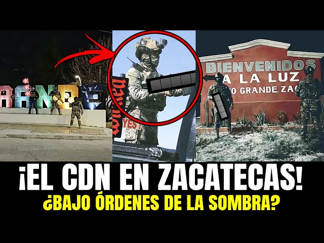 ZACATECAS PLAZA DEL CDN BAJO ORDENES DE LA SOMBRA TREVIÑO, POR ORDENES DEL MF Y LOS CABRERAS SARABIA