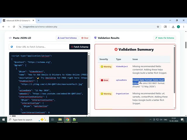 QuickJSON Validator: Advanced JSON-LD Schema Debugger