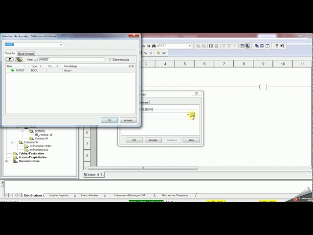 Unity Pro: Langage LD et ST Commande d’un moteur