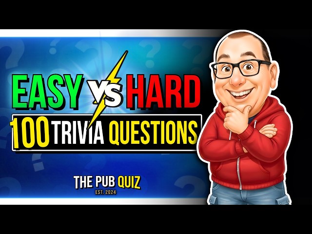 General Knowledge Quiz - 100 Trivia Questions | CAN YOU LEVEL UP?