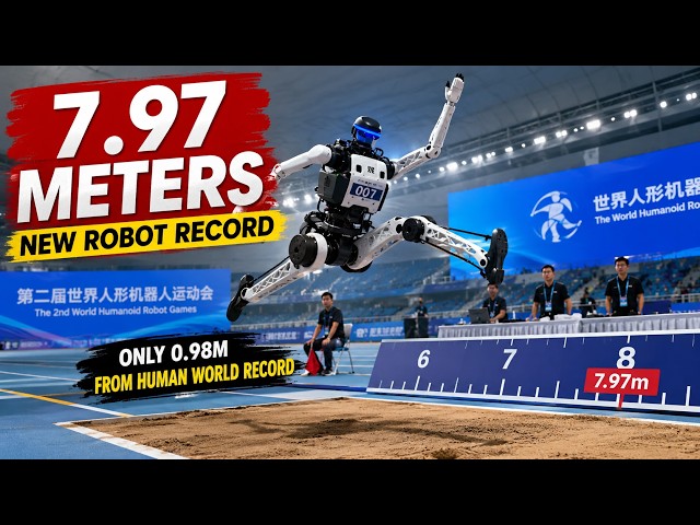 Robot Jumps 7.97 Meters, Nearly Reaching Human World Record