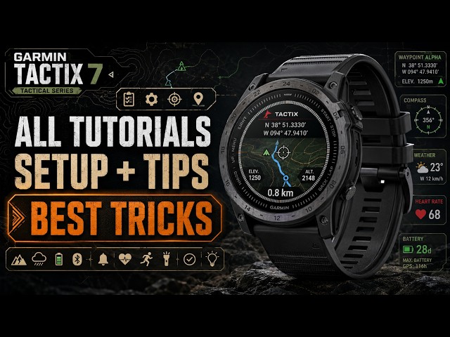 Garmin Tactix 7 – All Tutorials, Setup, Tips & Tricks