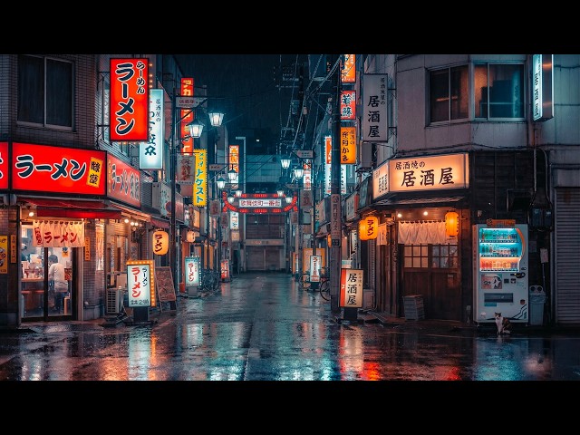 🔴 Rainy Night in Tokyo 🌧️ Lofi Hip Hop Radio • Beats to Relax / Study to [24/7] [4K]