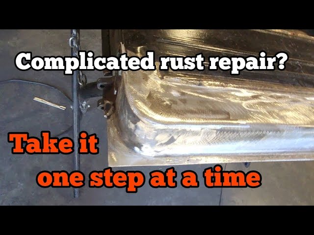 Complicated rust repair? Take it one step at a time