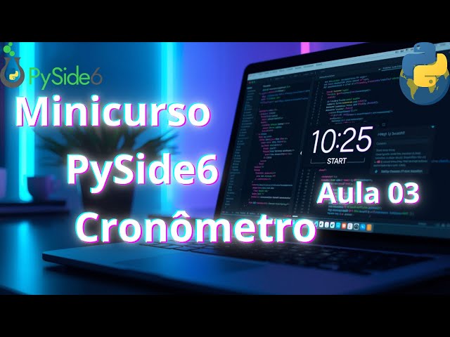 PySide6 Mini-Course Lesson 3: Styling the Stopwatch with Qt Designer - Professional Interface! 🎨⏱️