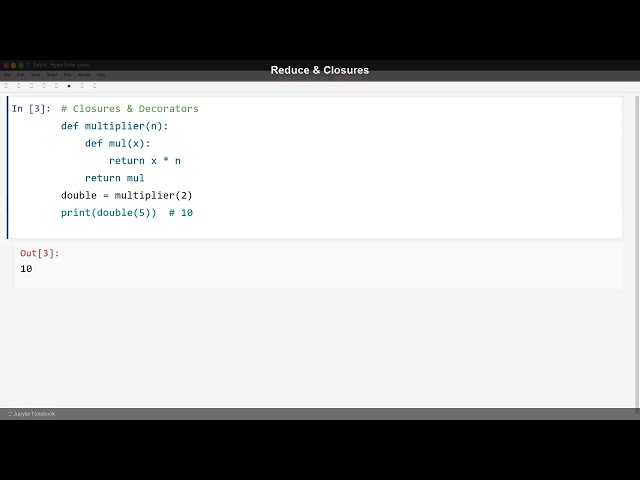 Day 14 — Higher Order Functions | 30 Days Of Python 🐍