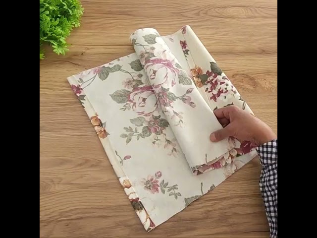 You can easily sew this in just 4 minutes. You should definitely watch it.