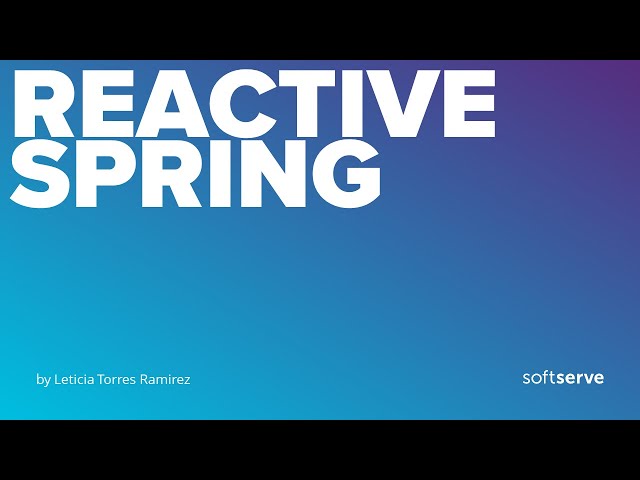 Reactive Spring by Leticia Torres Ramírez