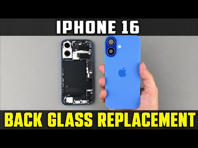 iPhone 16 Back Glass Replacement | Cracked Rear Glass Repair