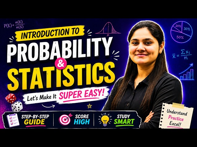 🔥Introduction to Probability and Statistics|BCA|BBA|B.TECH|B.COM|B.SC|Dream Maths