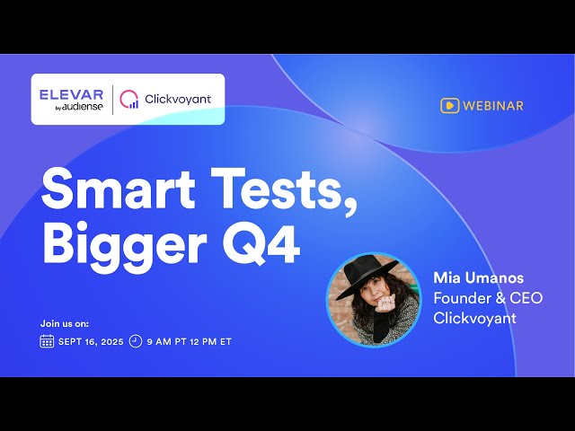 Smart Tests, Bigger Q4: Unlocking Peak Season Conversions with Mia Umanos