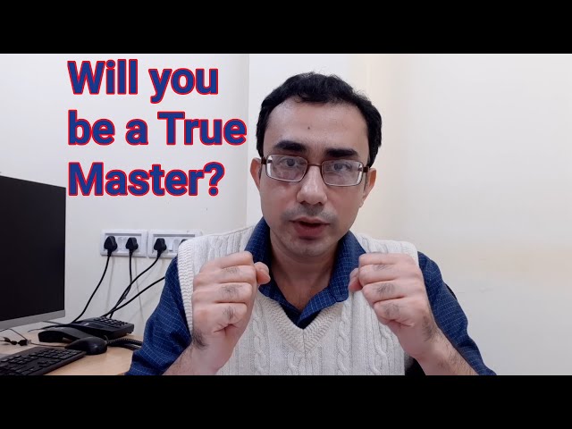 IIT prof's advice to M.Tech students