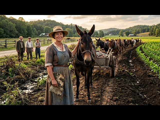 She Took In 20 Mules Nobody Wanted to Keep — They Laughed Until the Old Trail Opened a New Field