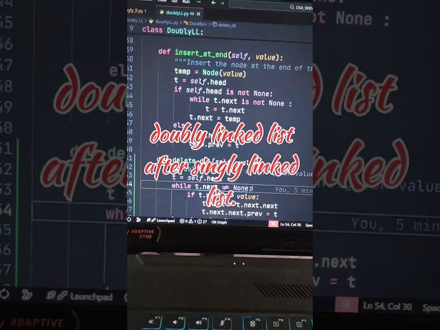 Day 39 | Python Automation with pathlib + DSA (Doubly Linked List)