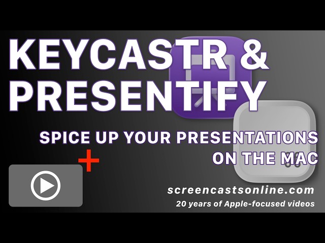 KEYCASTR & PRESENTIFY: Show Your Keystrokes and Annotate Your Screen on Mac