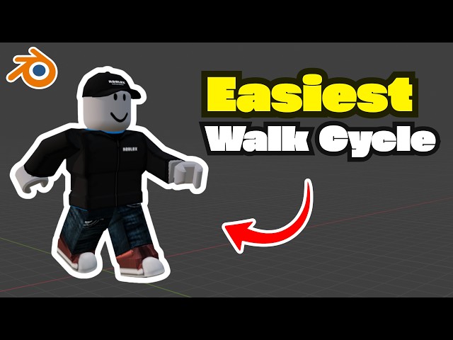 How to Animate a Roblox Walk Cycle in Blender (Step-by-Step)