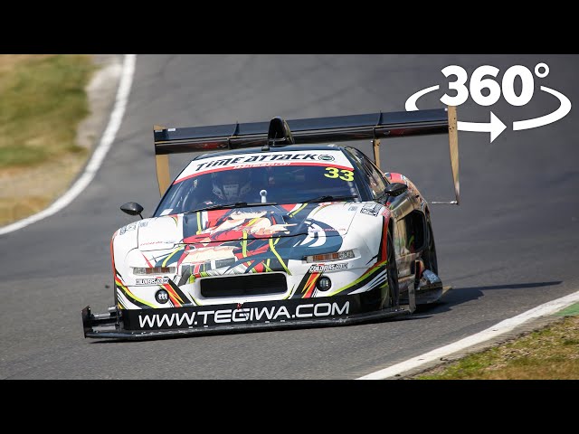 Tsuki K22 Turbocharged NSX (360 Video) - Time Attack 2023 Brands Hatch!