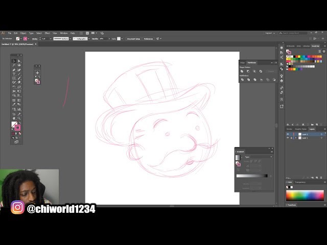 How to SKETCH Like Me ( ADOBE ILLUSTRATOR )Tutorial
