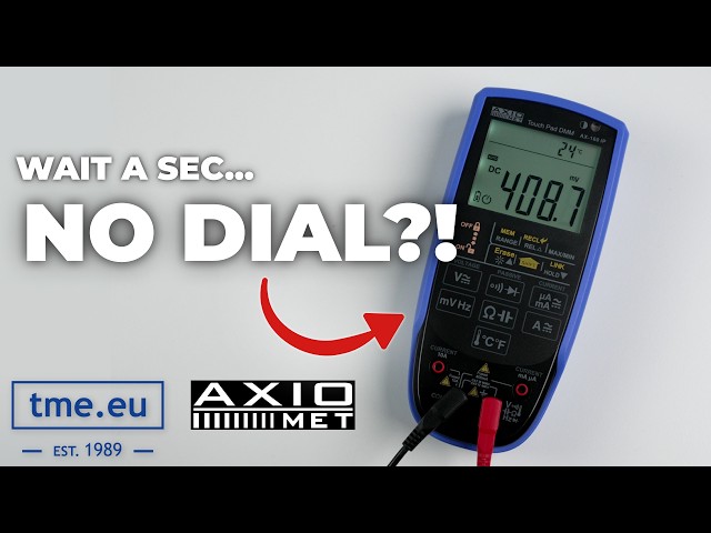 A Touch Pad Digital Multimeter? | AXIOMET AX-160IP Review