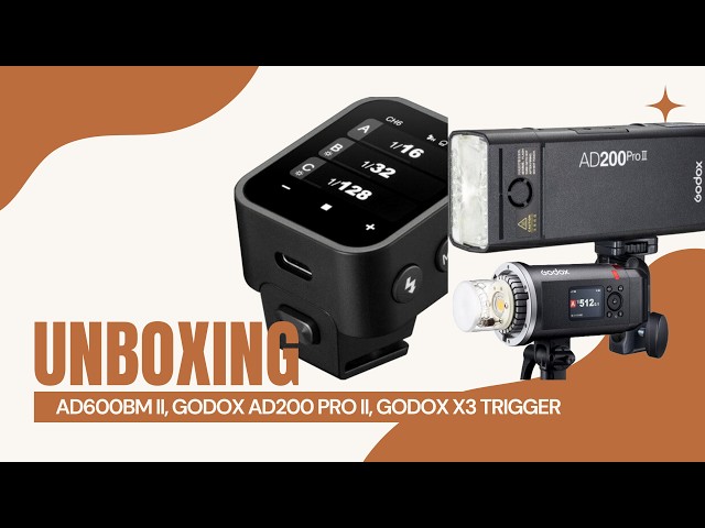 FIRSTLOOK AT THE GODOX AD600BM II, GODOX AD200 Pro II, Godox X3 TRIGGER