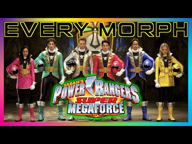 EVERY 'Power Rangers Super Megaforce' MORPH EVER