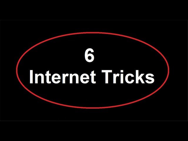 Internet Tricks & Tips - Fun things to do on the iNternet - Free & Easy