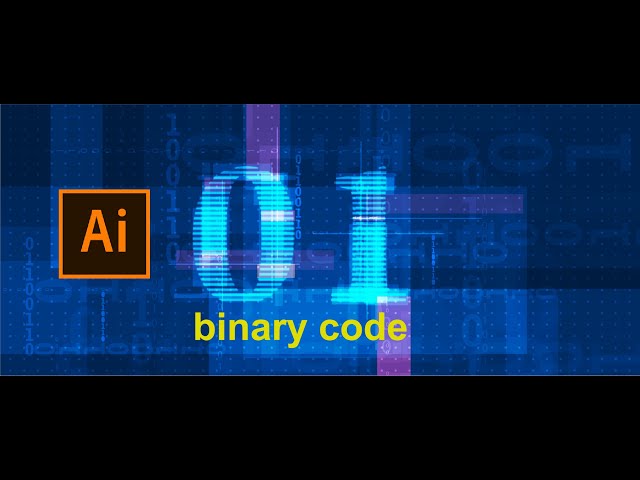 How to create binary code background in adobe illustrator