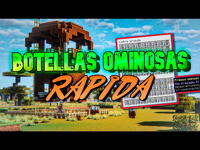 Easier Bad Omen Bottle Farm Minecraft JAVA 26.2 - 1.21