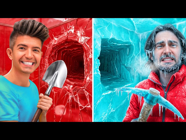 100 Layers of CANDY vs ICE! - EXTENDED