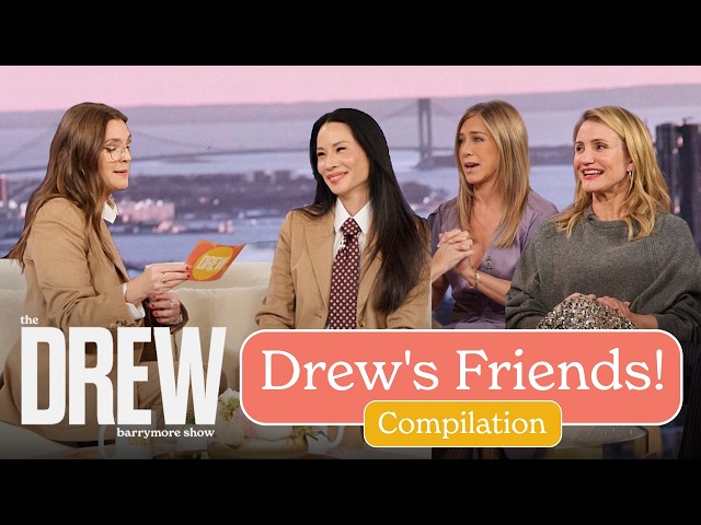 Drew Barrymore's Best Moments with Her Famous Friends! | Compilation