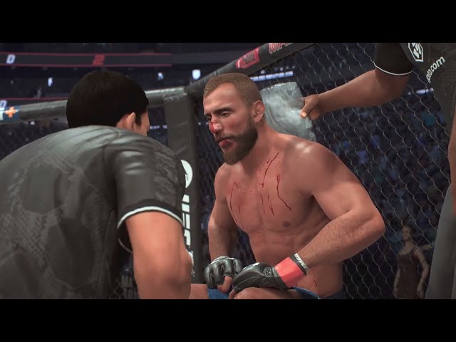 UFC 5 Donald Cerrone vs McGregor Hard Difficulty Simulation setting