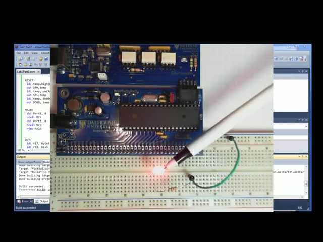 ECED3204 Lab #1 - Blinking an LED in C and Assembly