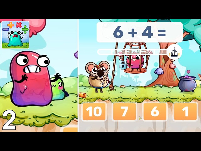 MathHero Ep 2: Stop Math Anxiety! The Great Rescue (Addition 1-10) | Teacher Approved Learning Games