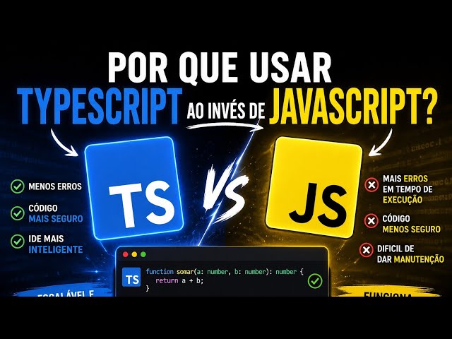 Pare de usar JavaScript sem aprender isso! (TypeScript)