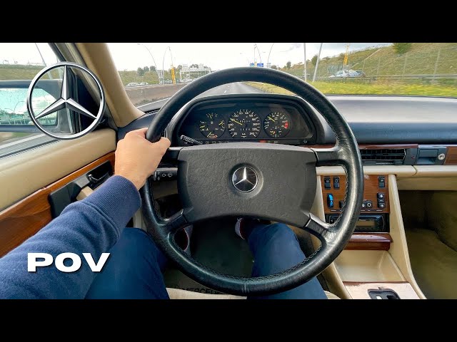 1986 Mercedes-Benz S-Class (300 SE W126) POV TEST DRIVE 4k