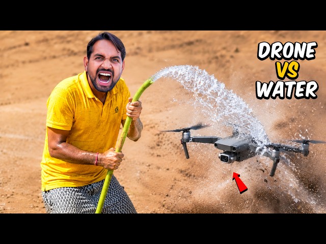 ₹1.5 Lakh Drone Water Challenge 💀 | लाखों का नुकसान 😭