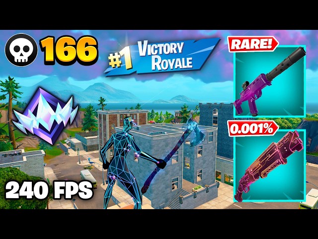 166 Elimination "RANKED RELOAD" Gameplay Wins (Fortnite Chapter 7 Keyboard & Mouse)