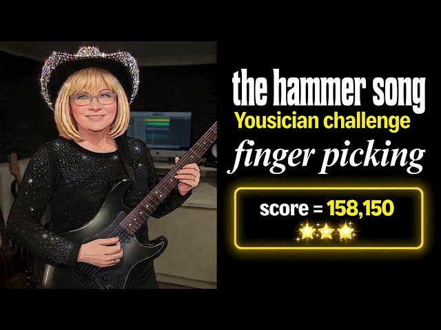 Hammer Song - Finger Picking  Guitar  | Yousician Level 7 Score Challenge | 