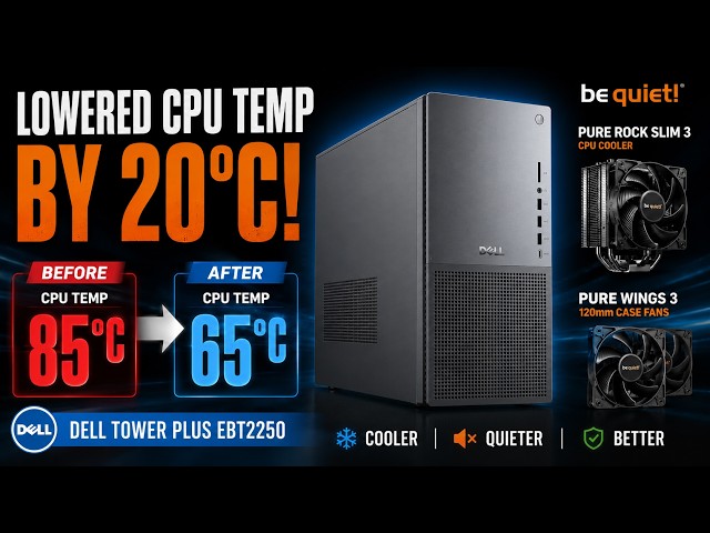 Dell Tower Plus EBT2250 Cooling Upgrade
